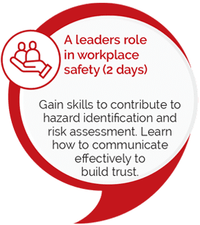 A leaders role in workplace safety icon