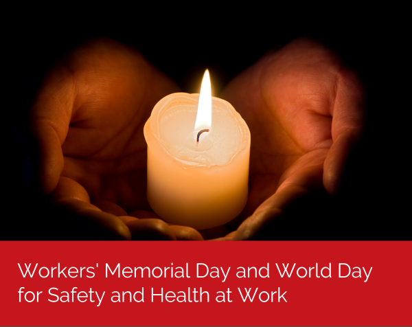 Worker memorial day graphic