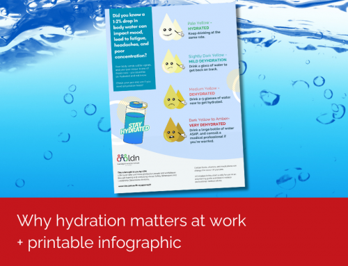 Why hydration matters at work (+ printable Infographic)