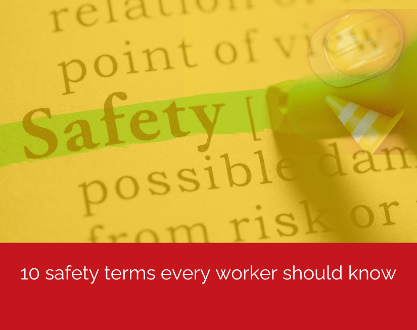 safety terms you should know