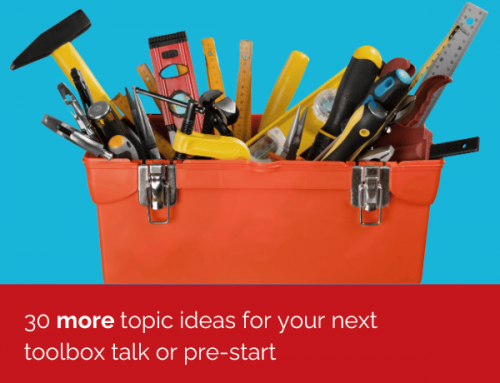 30 more topic ideas for your next toolbox tallk